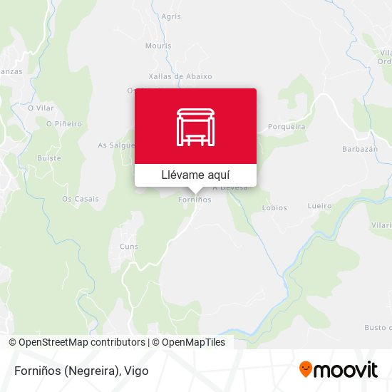Mapa Forniños (Negreira)