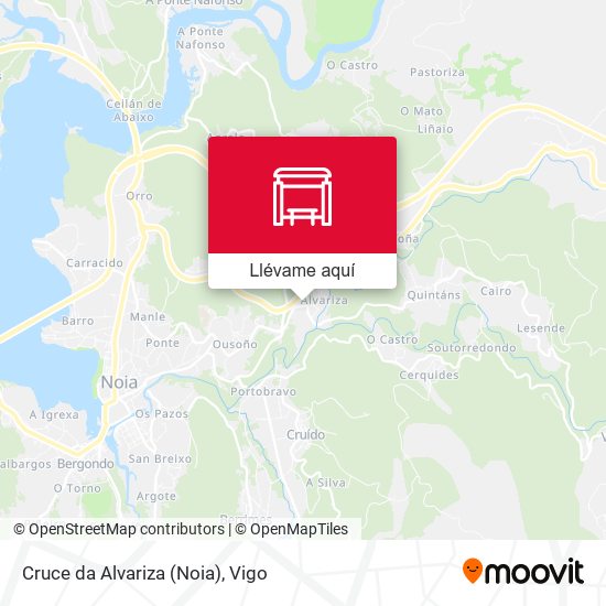 Mapa Cruce da Alvariza (Noia)