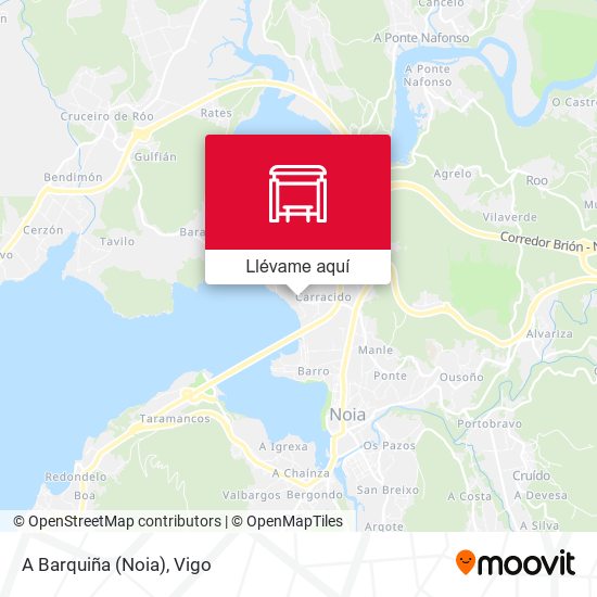 Mapa A Barquiña (Noia)