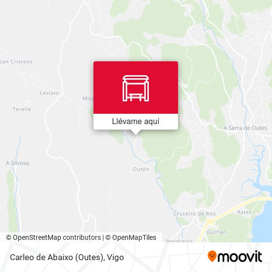 Mapa Carleo de Abaixo (Outes)