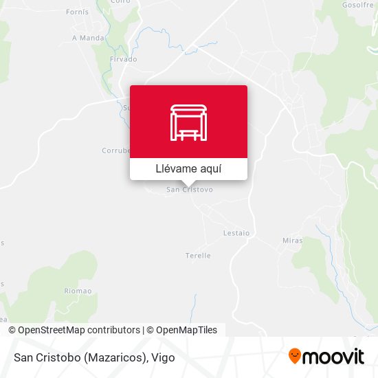 Mapa San Cristobo (Mazaricos)