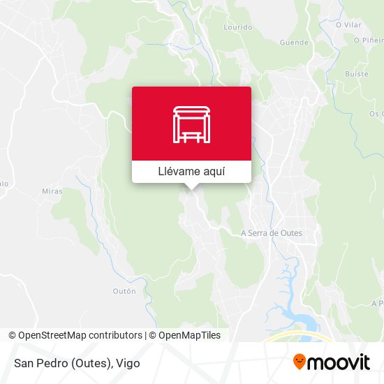 Mapa San Pedro (Outes)