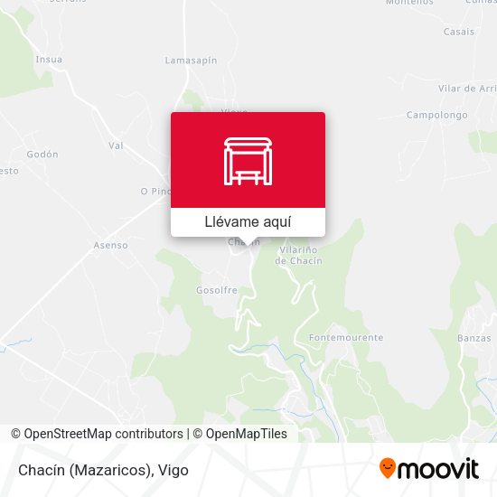 Mapa Chacín (Mazaricos)