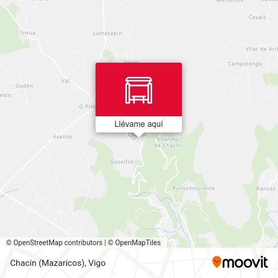 Mapa Chacín (Mazaricos)