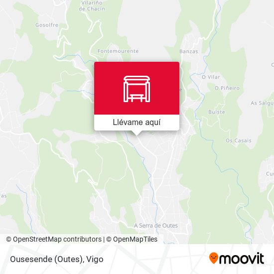 Mapa Ousesende (Outes)