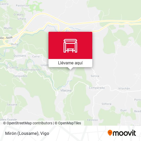 Mapa Mirón (Lousame)