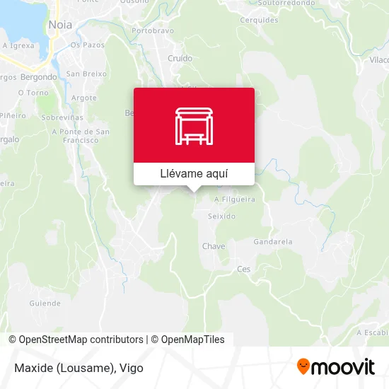 Mapa Maxide (Lousame)