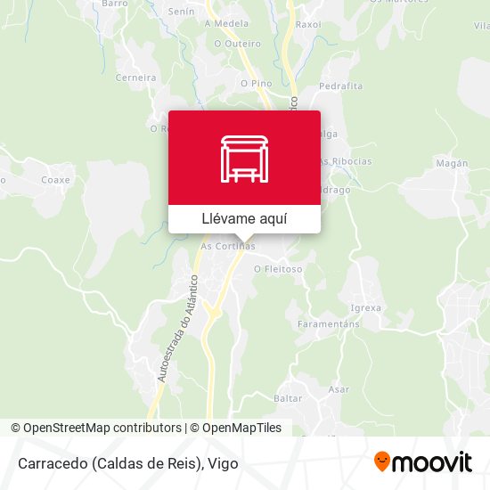 Mapa Carracedo (Caldas de Reis)