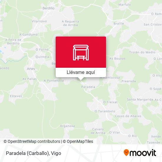 Mapa Paradela (Carballo)