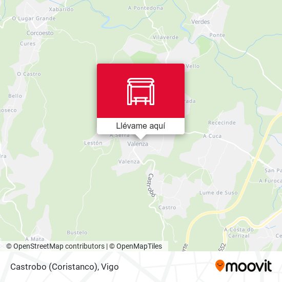 Mapa Castrobo (Coristanco)