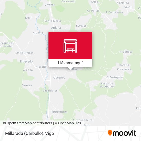 Mapa Millarada (Carballo)