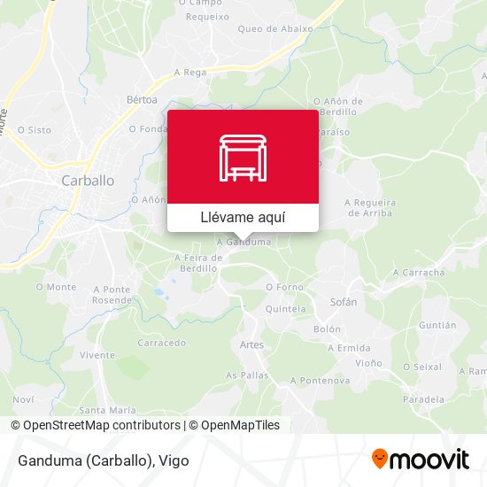 Mapa Ganduma (Carballo)