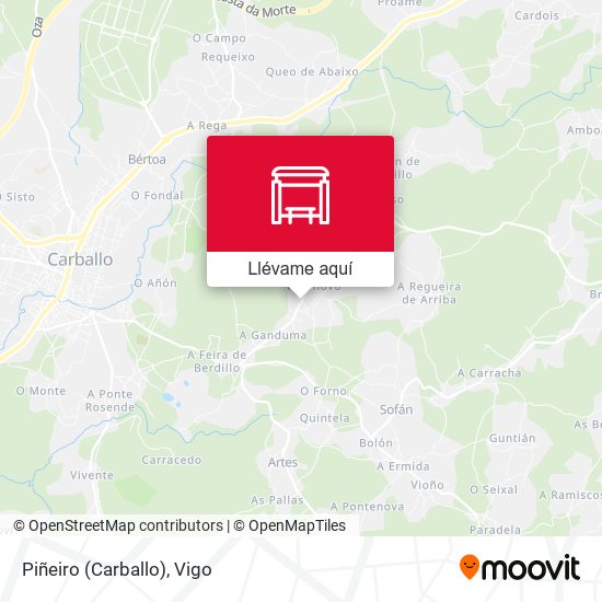 Mapa Piñeiro (Carballo)