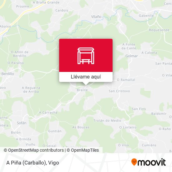 Mapa A Piña (Carballo)