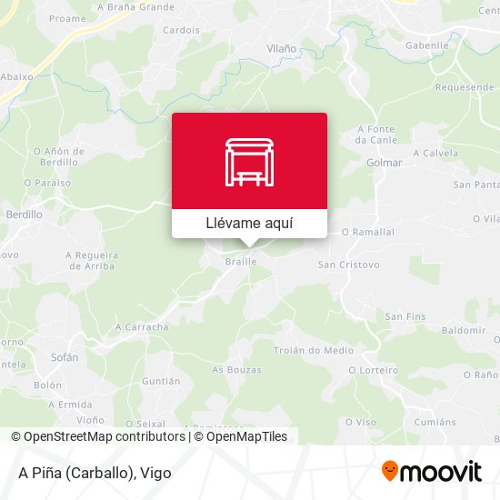 Mapa A Piña (Carballo)