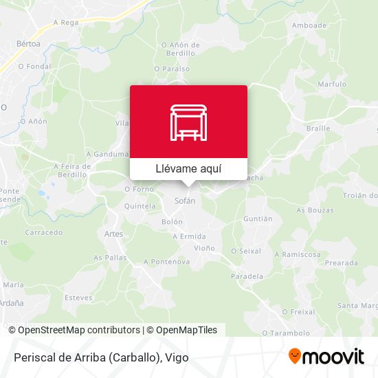 Mapa Periscal de Arriba (Carballo)