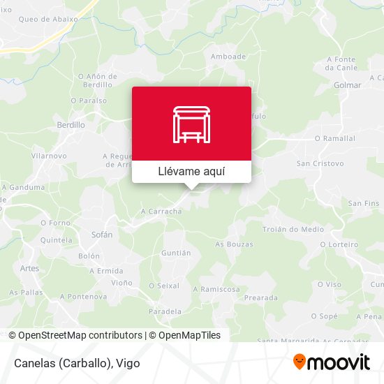 Mapa Canelas (Carballo)
