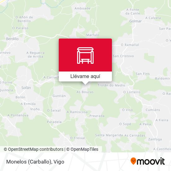 Mapa Monelos (Carballo)