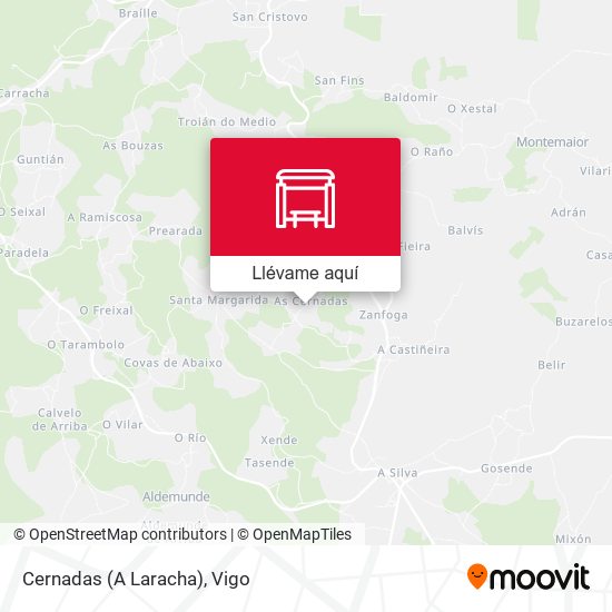 Mapa Cernadas (A Laracha)