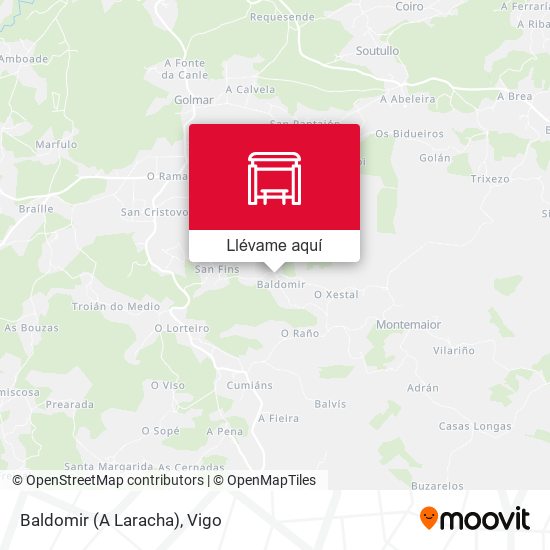 Mapa Baldomir (A Laracha)