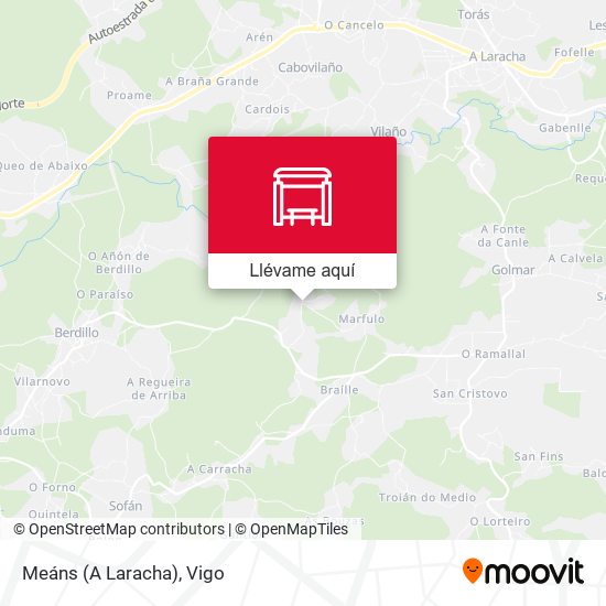 Mapa Meáns (A Laracha)