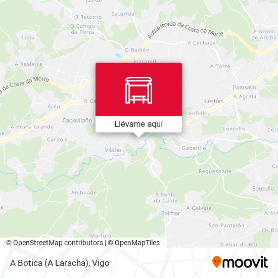 Mapa A Botica (A Laracha)
