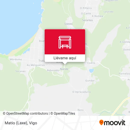 Mapa Matío (Laxe)