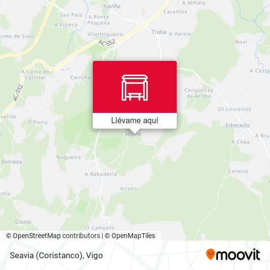 Mapa Seavia (Coristanco)