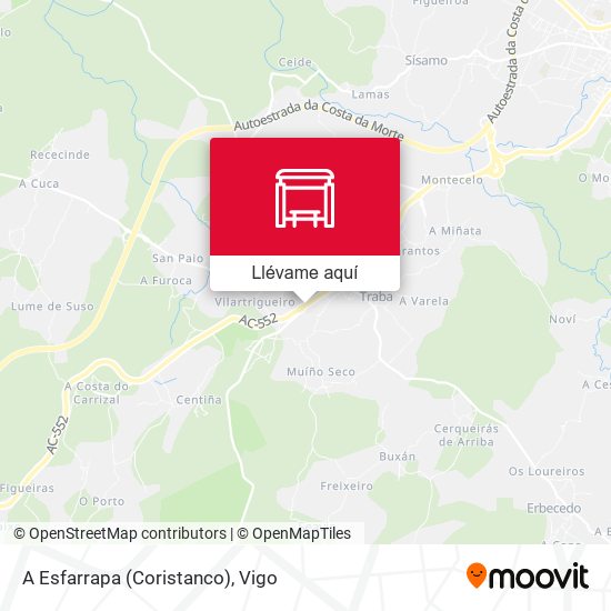 Mapa A Esfarrapa (Coristanco)