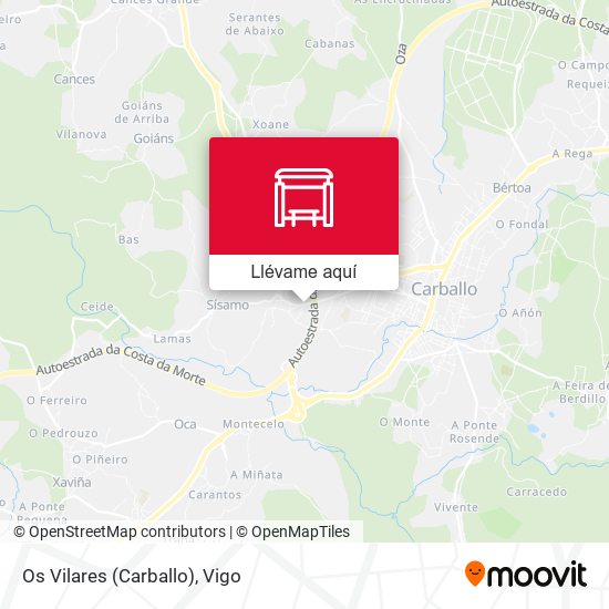 Mapa Os Vilares (Carballo)