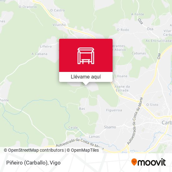 Mapa Piñeiro (Carballo)