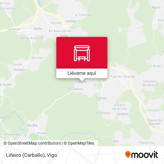 Mapa Liñeiro (Carballo)