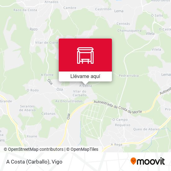 Mapa A Costa (Carballo)