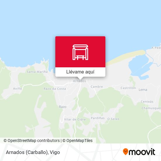 Mapa Arnados (Carballo)