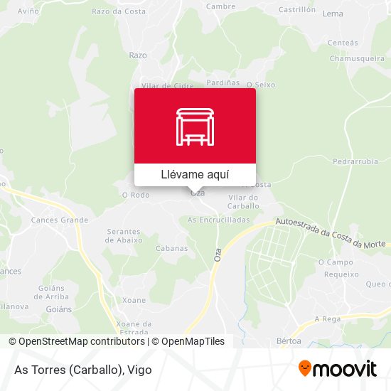 Mapa As Torres (Carballo)