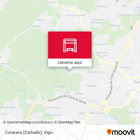Mapa Cotarera (Carballo)