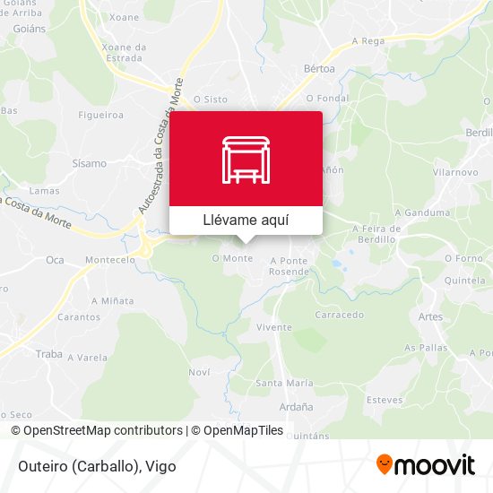 Mapa Outeiro (Carballo)