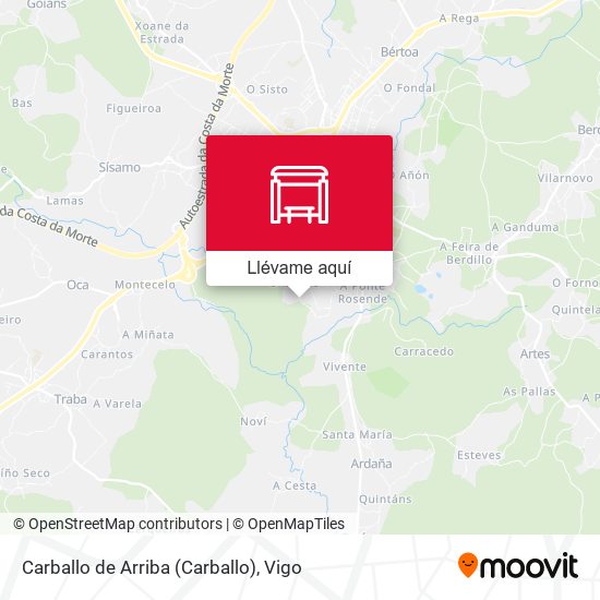 Mapa Carballo de Arriba