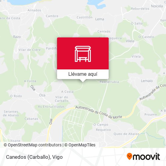 Mapa Canedos (Carballo)