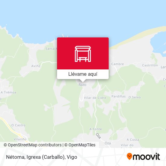 Mapa Nétoma, Igrexa (Carballo)