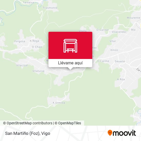 Mapa San Martiño (Foz)