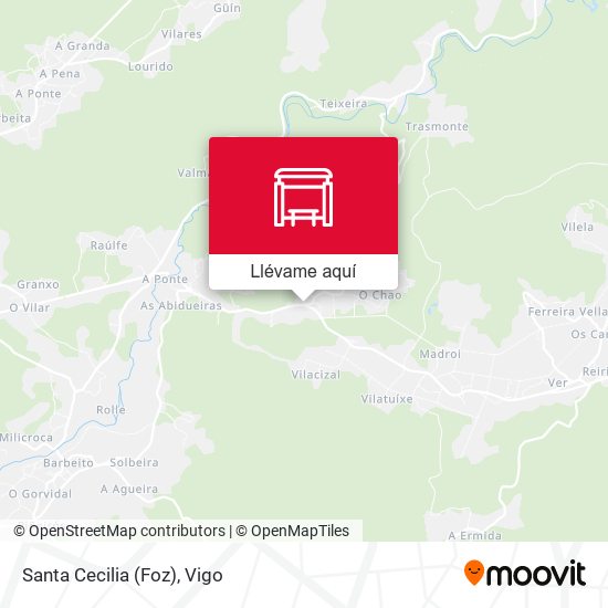 Mapa Santa Cecilia (Foz)