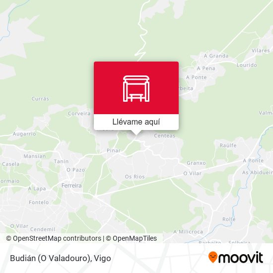 Mapa Budián (O Valadouro)