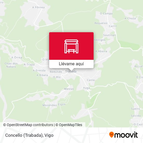 Mapa Concello (Trabada)