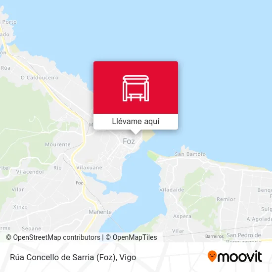 Mapa Rúa Concello de Sarria (Foz)