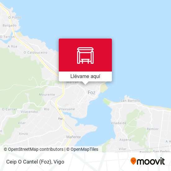 Mapa Ceip O Cantel (Foz)