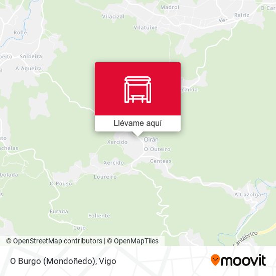 Mapa O Burgo (Mondoñedo)