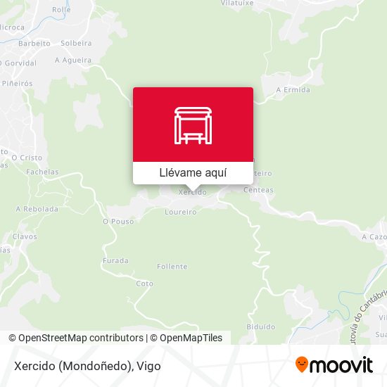 Mapa Xercido (Mondoñedo)