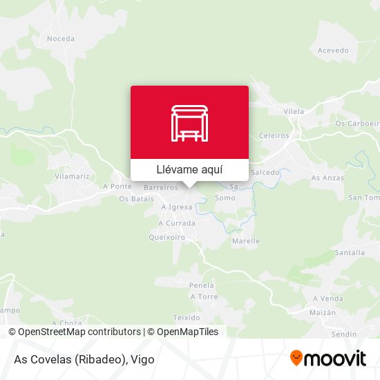Mapa As Covelas (Ribadeo)