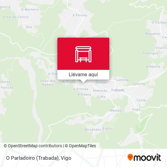 Mapa O Parladoiro (Trabada)